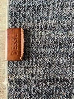Grijs/blauw vloerkleed