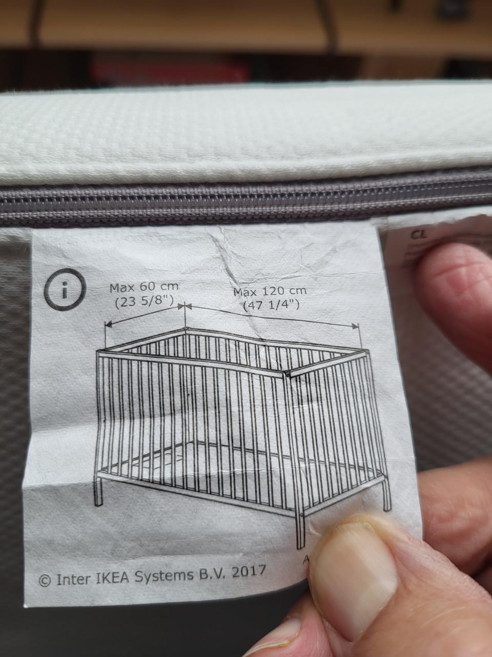 O.a.matras voor kinderbed 60x 120 cm.