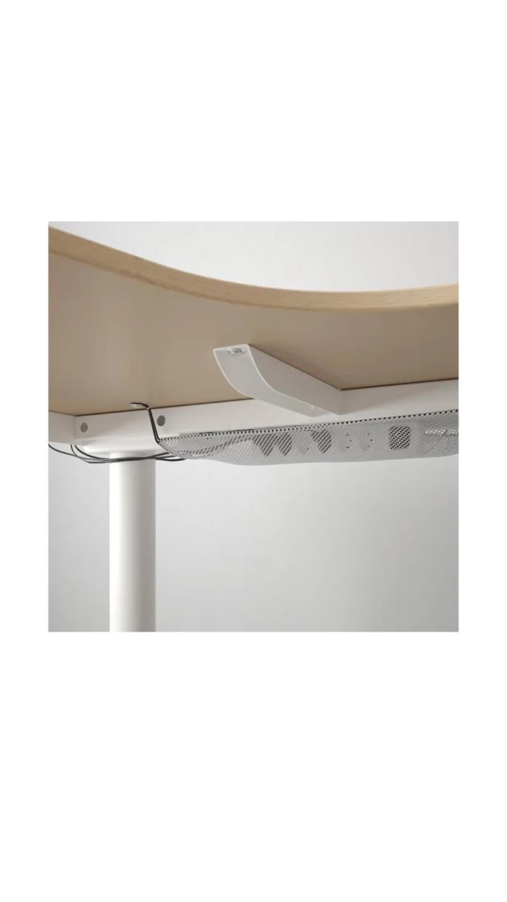 Elektrisch sta/zit bureau IKEA (hoek)