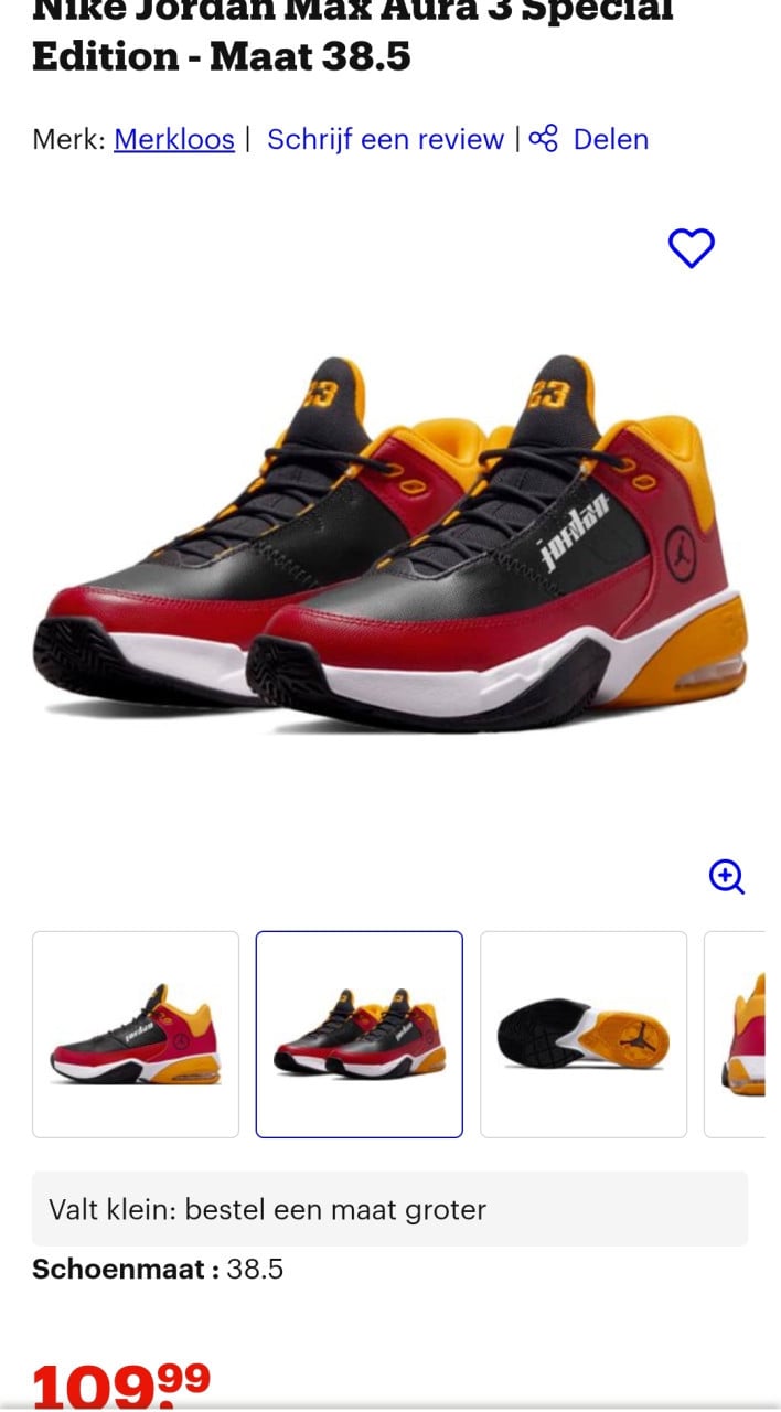 Jordan 3 maat 36½ Unisex