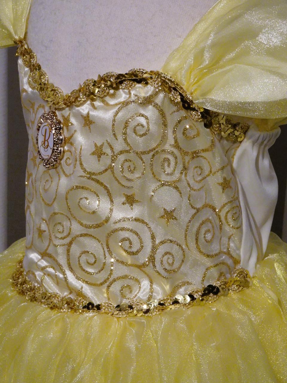 Nieuw ! Maat 98 -104 Mooie Belle Prinsessenjurk Met Lichtjes