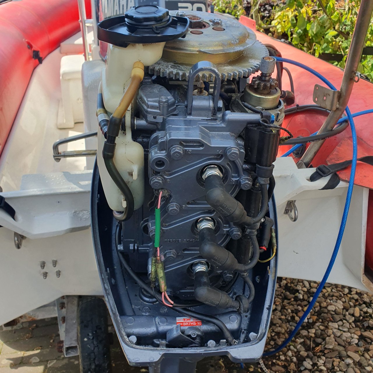 Zodiac pro 470 met Yamaha 30 pk
