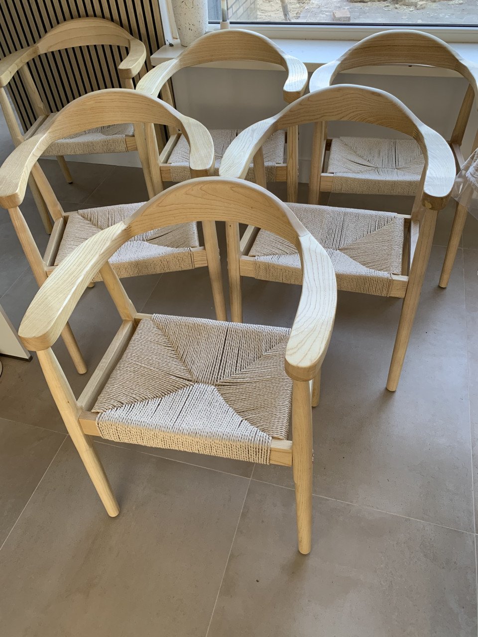 6x eetkamerstoelen z.g.a.n.