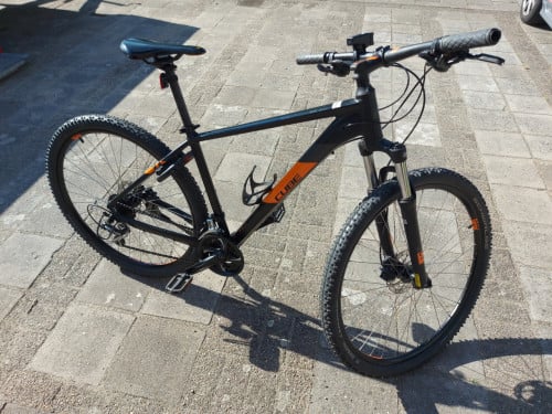 Cube aim pro mountainbike black/orange 2020
