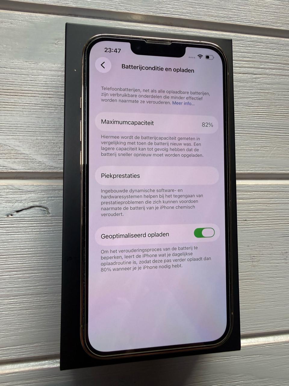 Prachtige Apple iPhone 13 Pro 128 GB Goud – Krasvrij!
