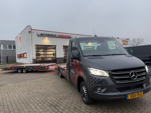 Mercedes-Benz Sprinter +aanhanger 519 cdi v6 autotransporter *combinatiepri