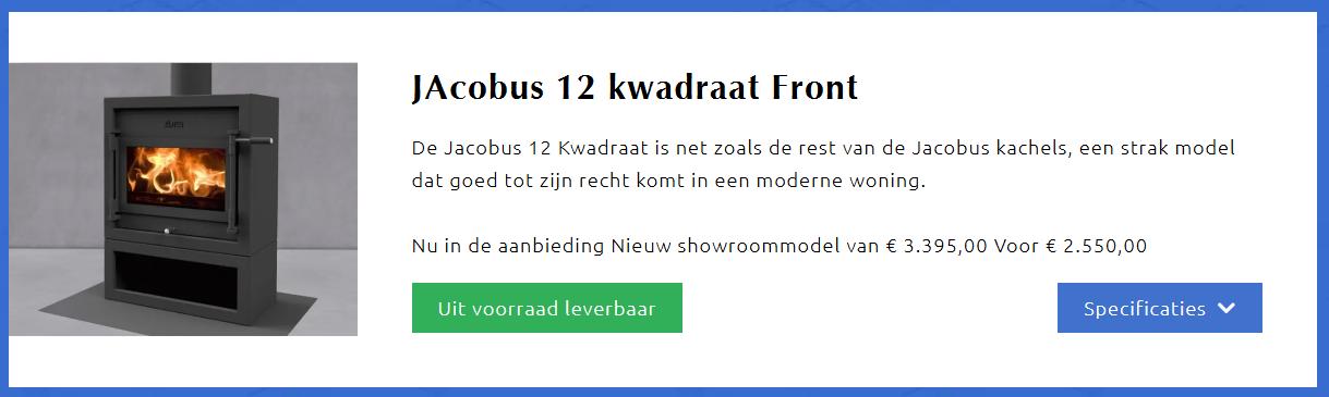 HOUTKACHELS SHOWROOMMODELLEN