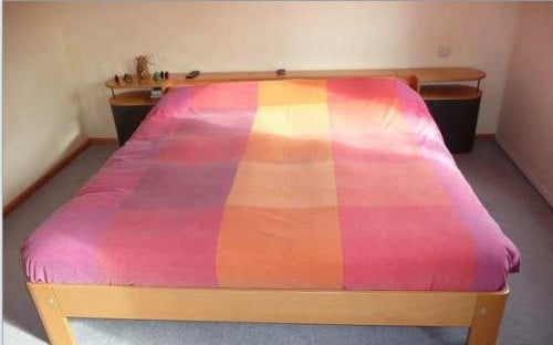 Auping bed met achterwand