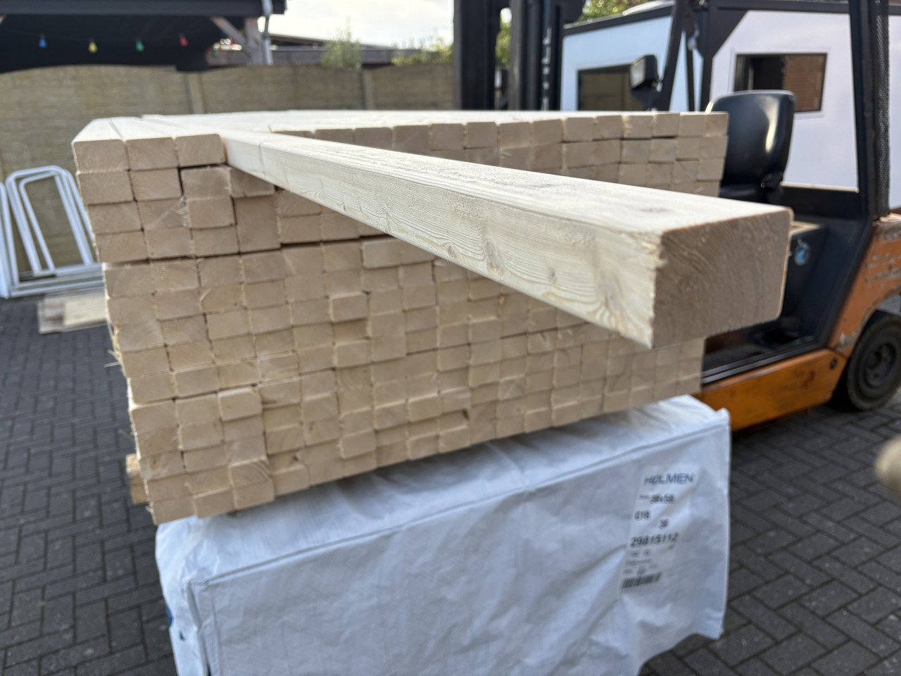 Nieuwe meubelplaten 18mm wit gelamineerd 125x250