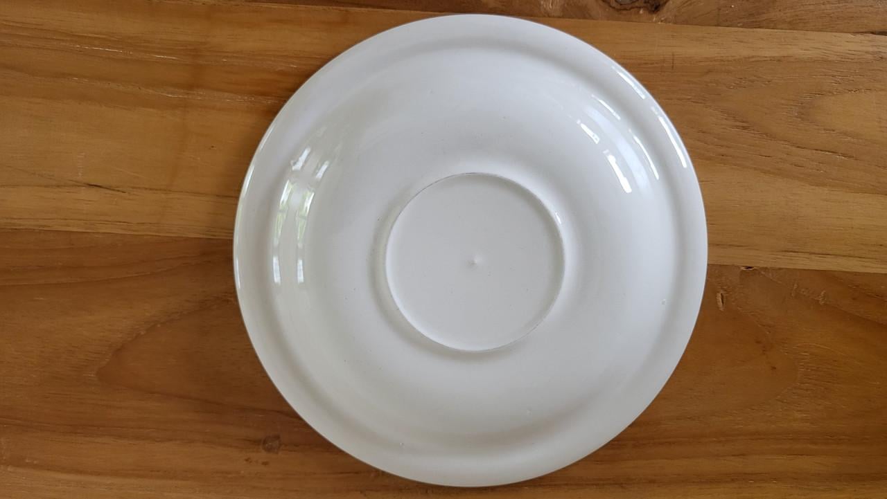 Set English Ironstone Tableware Green Apple kop en schotels