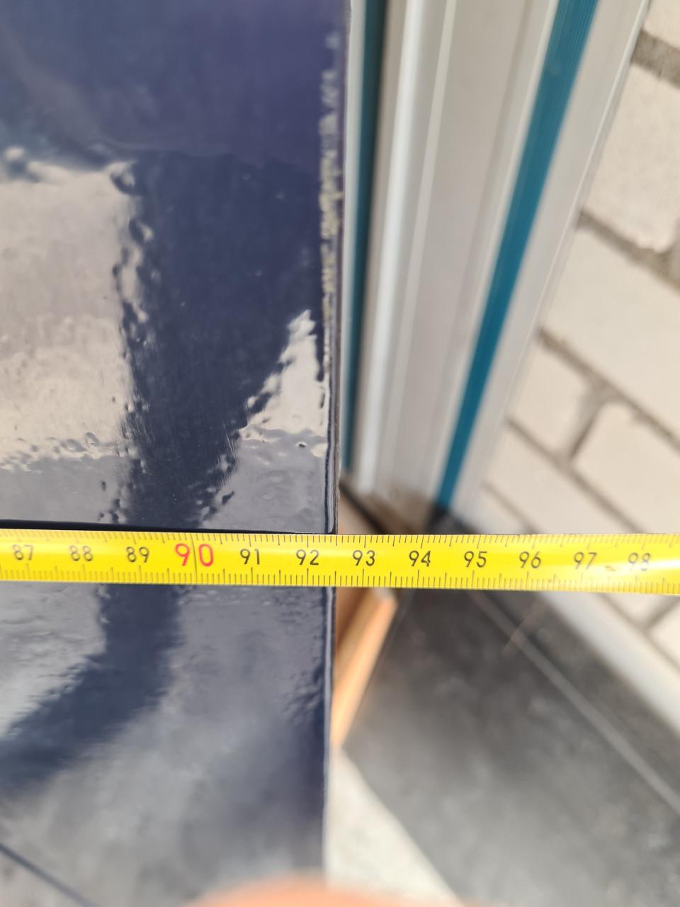 Merbau voordeur 209x92,5 cm zware degelijke kwaliteit