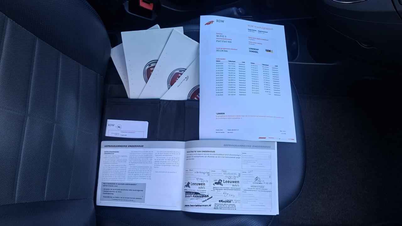 Fiat 500 1.2 sport Automaat bj:2011 airco lm-velgen i.z.g.st