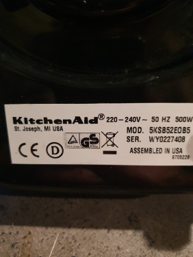 Nog mooie werkende KitchenAid ultra power blender met glas....