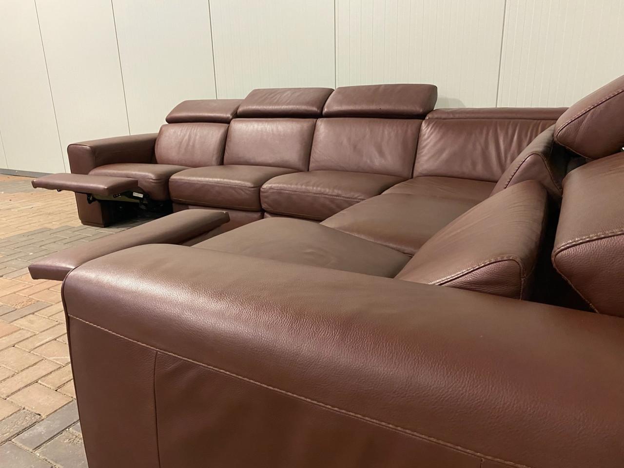 Natuzzi Editions B760 Leren Relax Hoekbank – Verstelbare Hoofdsteunen
