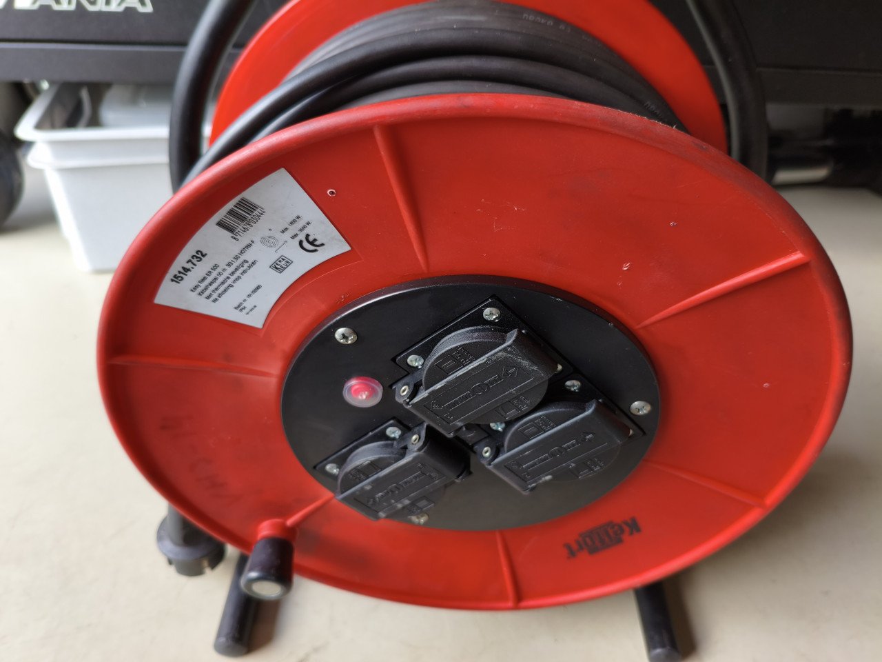 Kabel haspel 50mtr