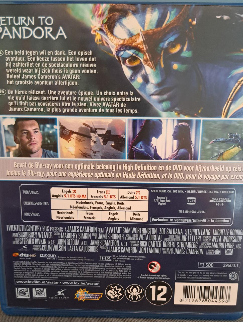 AVATAR - Blu-Ray + DVD