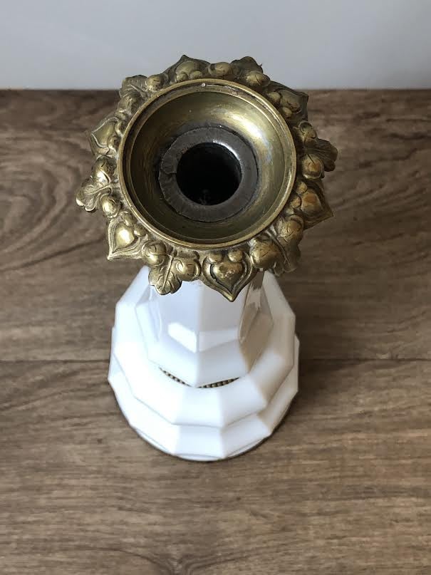 Antieke kaarsen standaard