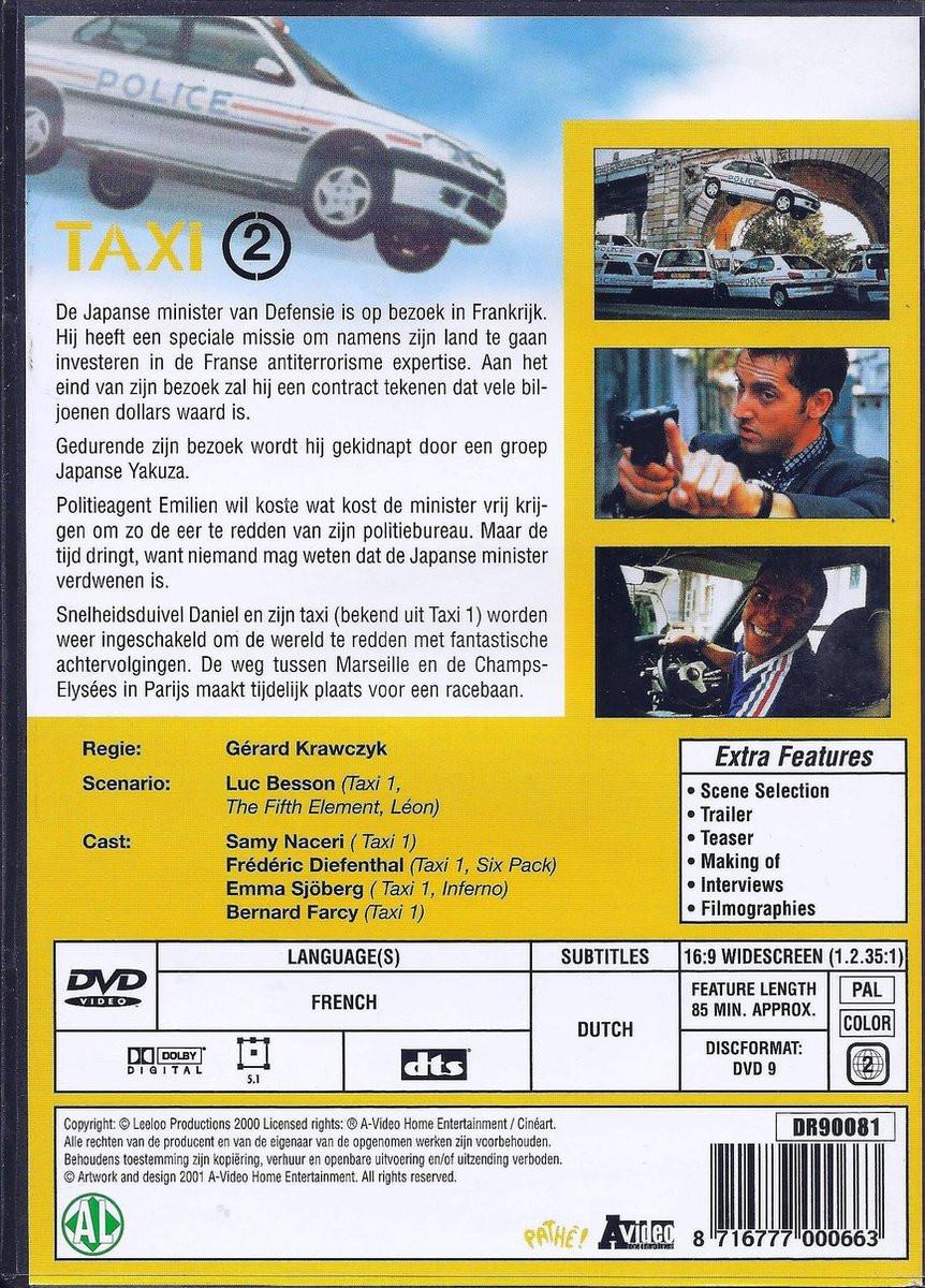 DVD Taxi 2 ( 1 keer bekeken)