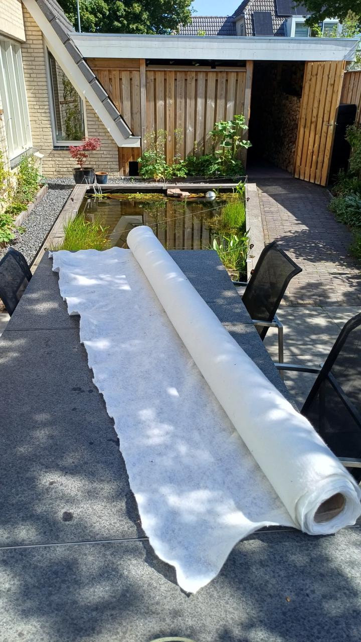 Vijverfolie beschermvlies 6×2m1