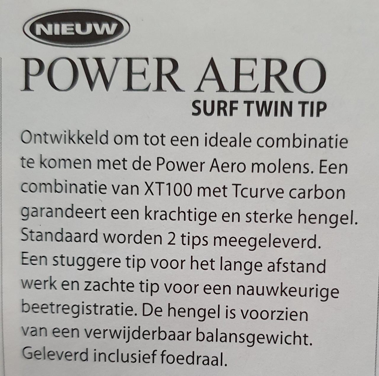 Strandhengels Shimano Power Aero Surf Twin Tip 5 meter.