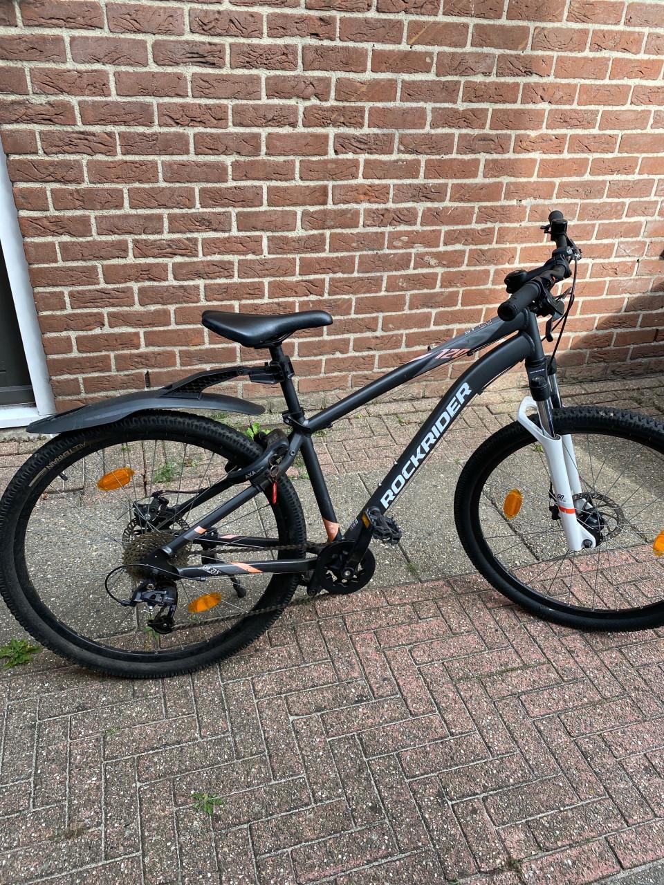 ROCKRIDER MTB ST 120 grijs oranje 27.5 inch