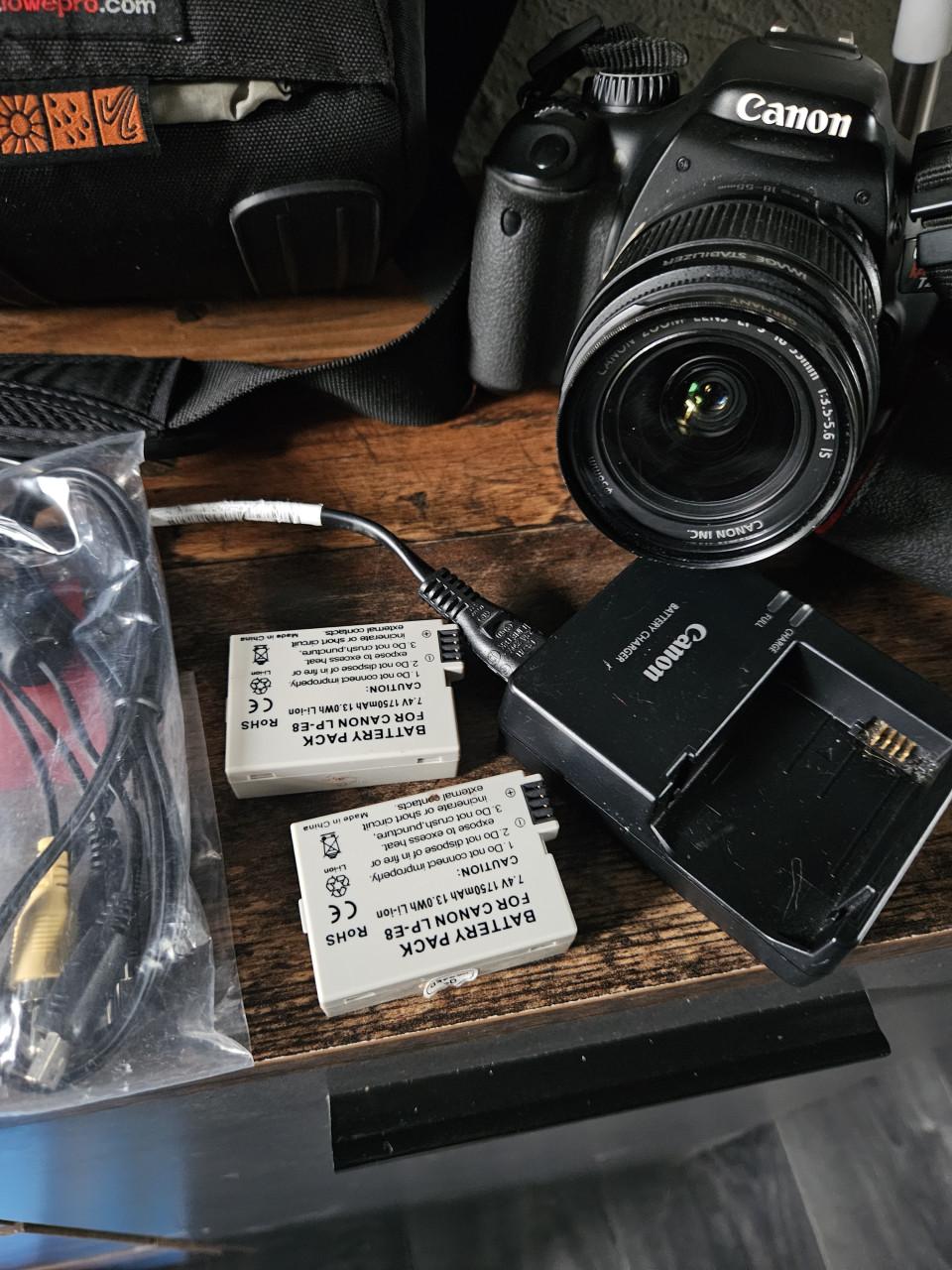 Zgan Canon EOS Rebel T2i (550D) DSLR Camera met 18-55mm lens