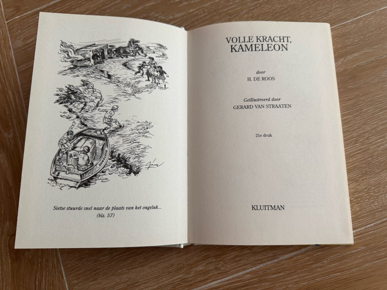 Volle kracht Kameleon! van H de Roos