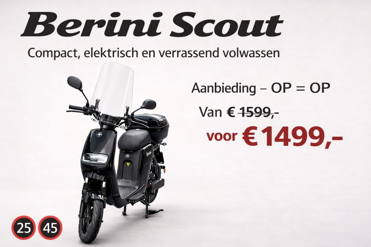 Nieuw Berini Scout – Compact, elektrisch en verrassend volwassen