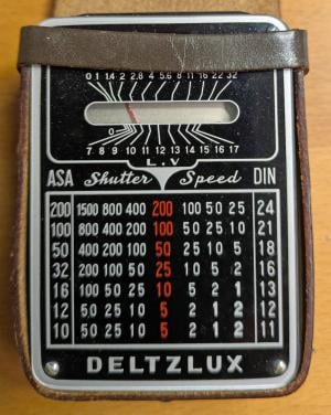 DELTZLUX Selenium Belichtingsmeter