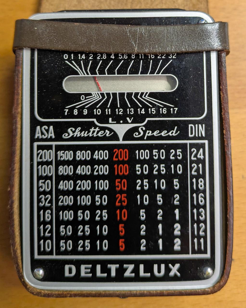 DELTZLUX Selenium Belichtingsmeter