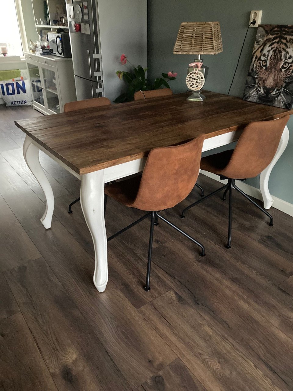 Landelijke eettafel