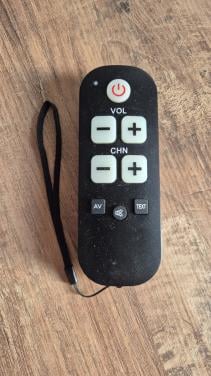 Senioren afstandsbediening voor LG tv's