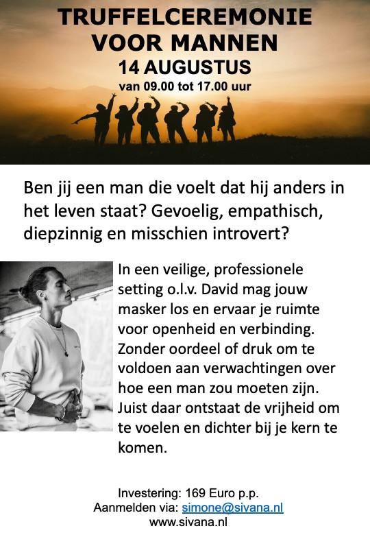 Truffelceremonie voor mannen