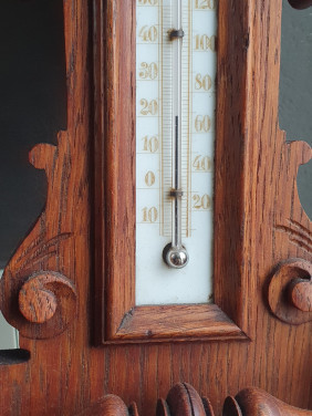 Prachtige Weerstation uit het Wilhelminische tijdperk (1900)..