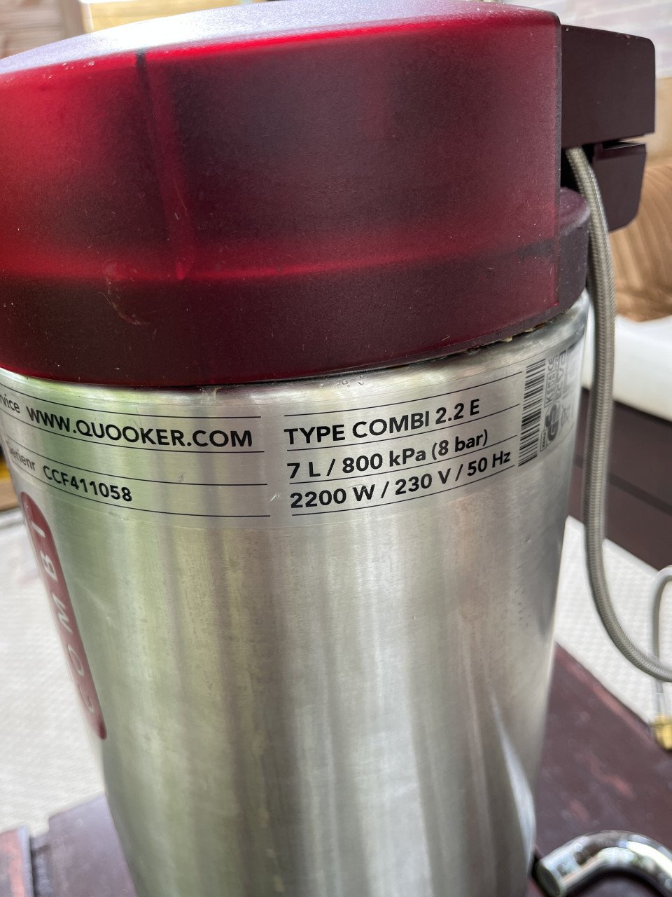 Quooker Type Combi 2.2 E