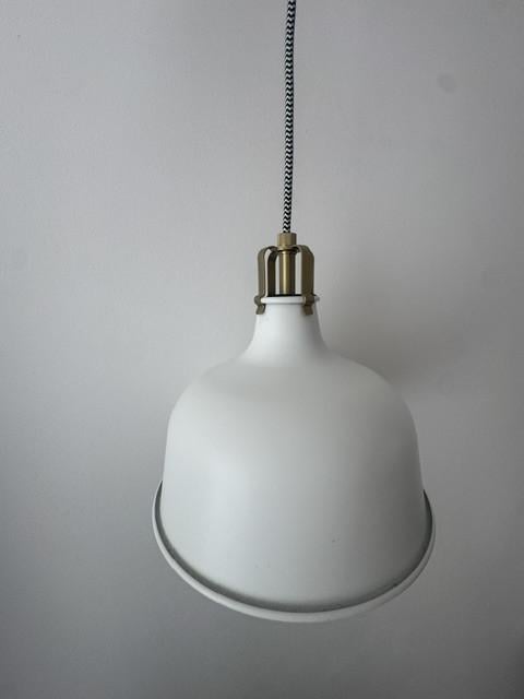 Hanglamp, wit, metaal, IKEA RANARP, Ø 23 cm