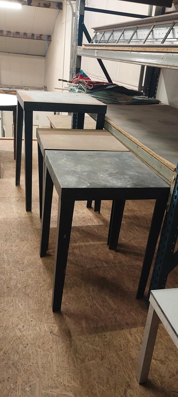 Zinken buitentafels