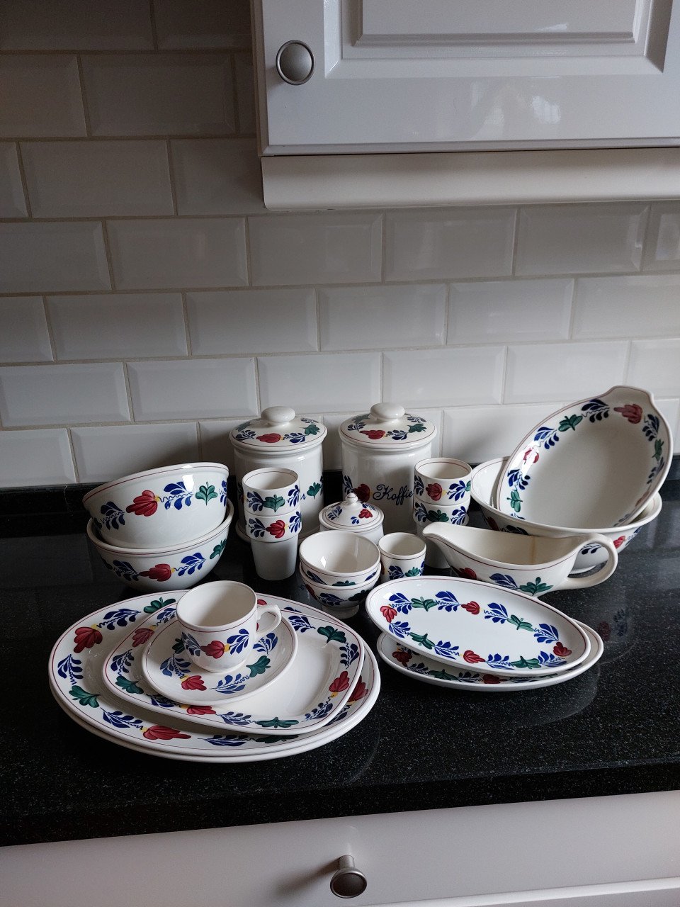 Boerenbont servies