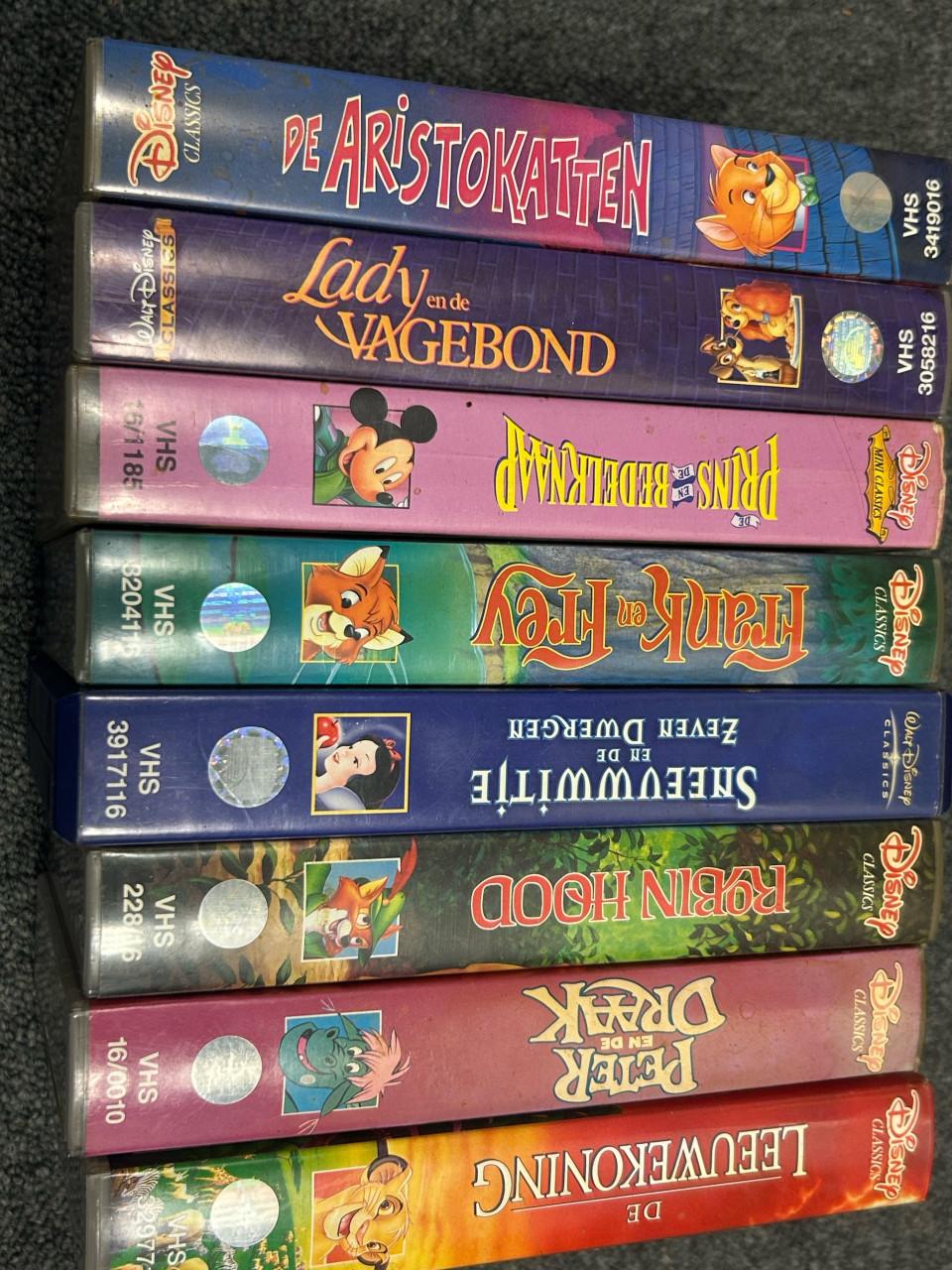 Vhs disney videobanden