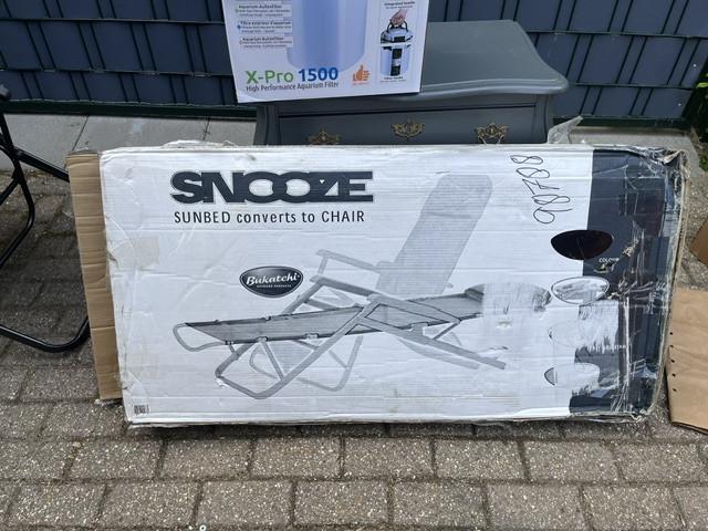 2 Relaxstoelen opvouwbaar ombouw tot ligbed NIEUW
