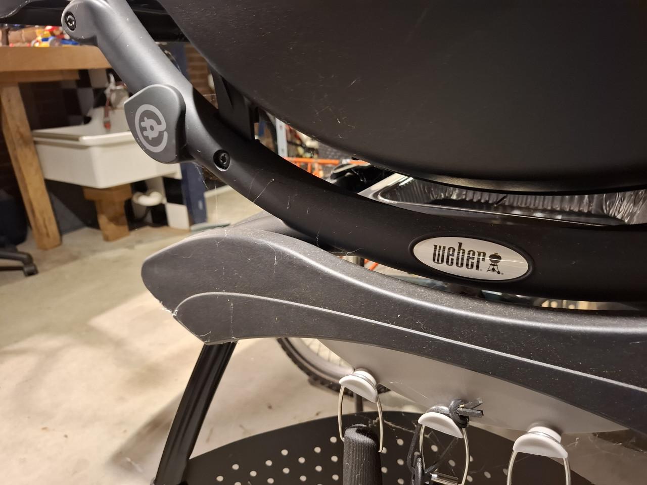 WEBER elektrische bbq  Q 2400+stand NIEUWSTAAT