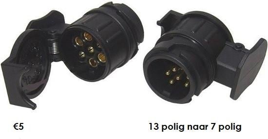 Verloopstekker 13 Polig Naar 7 Polig