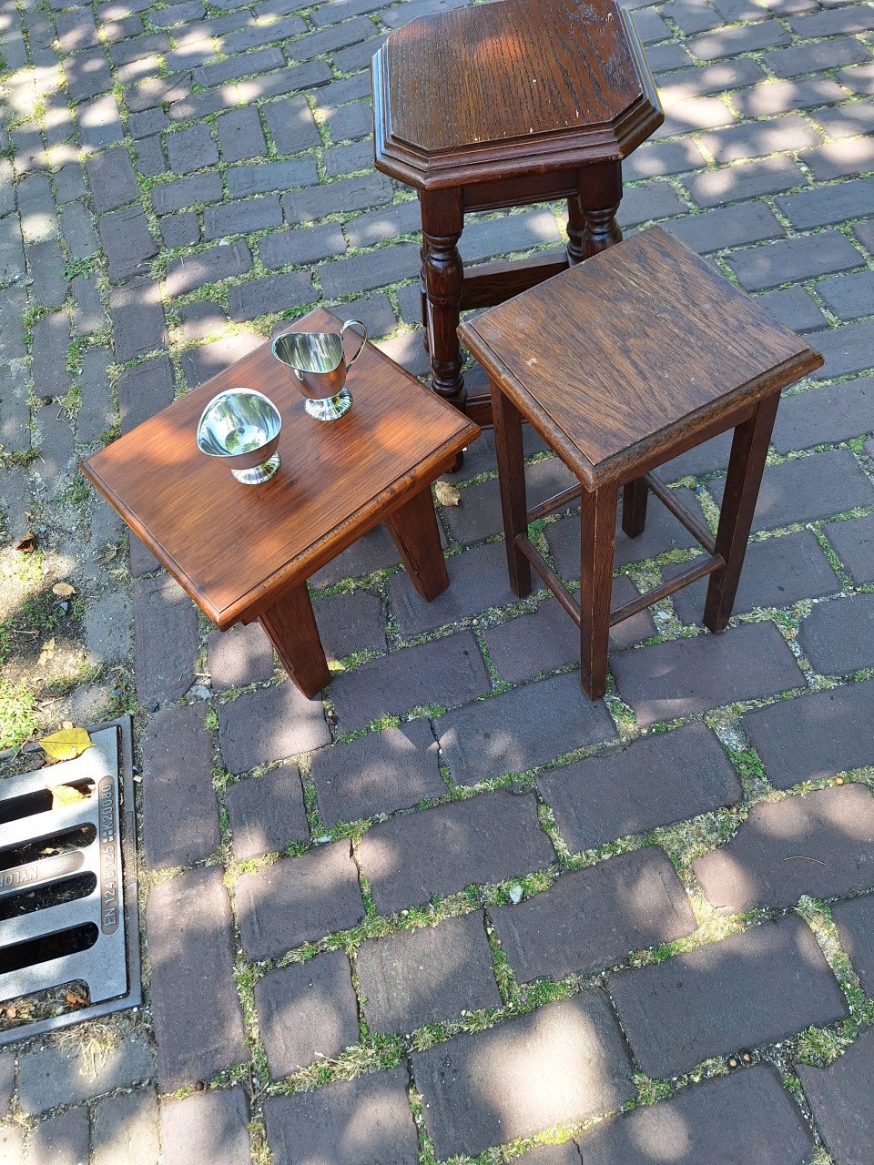 3 lage tafeltjes