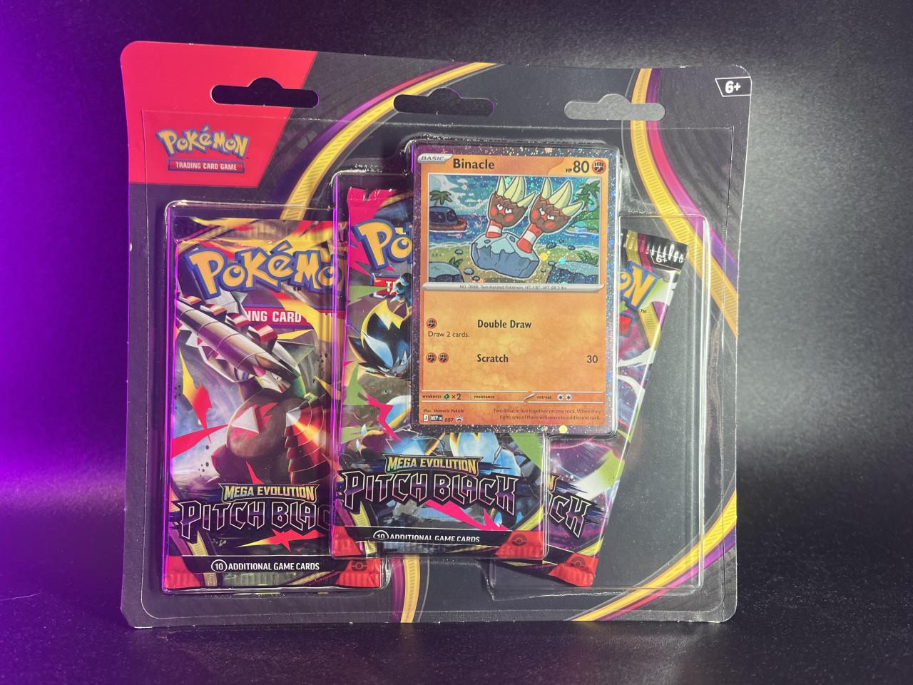 Pokémon TCG – Mega Evolution: Pitch Black 3-Pack Blister