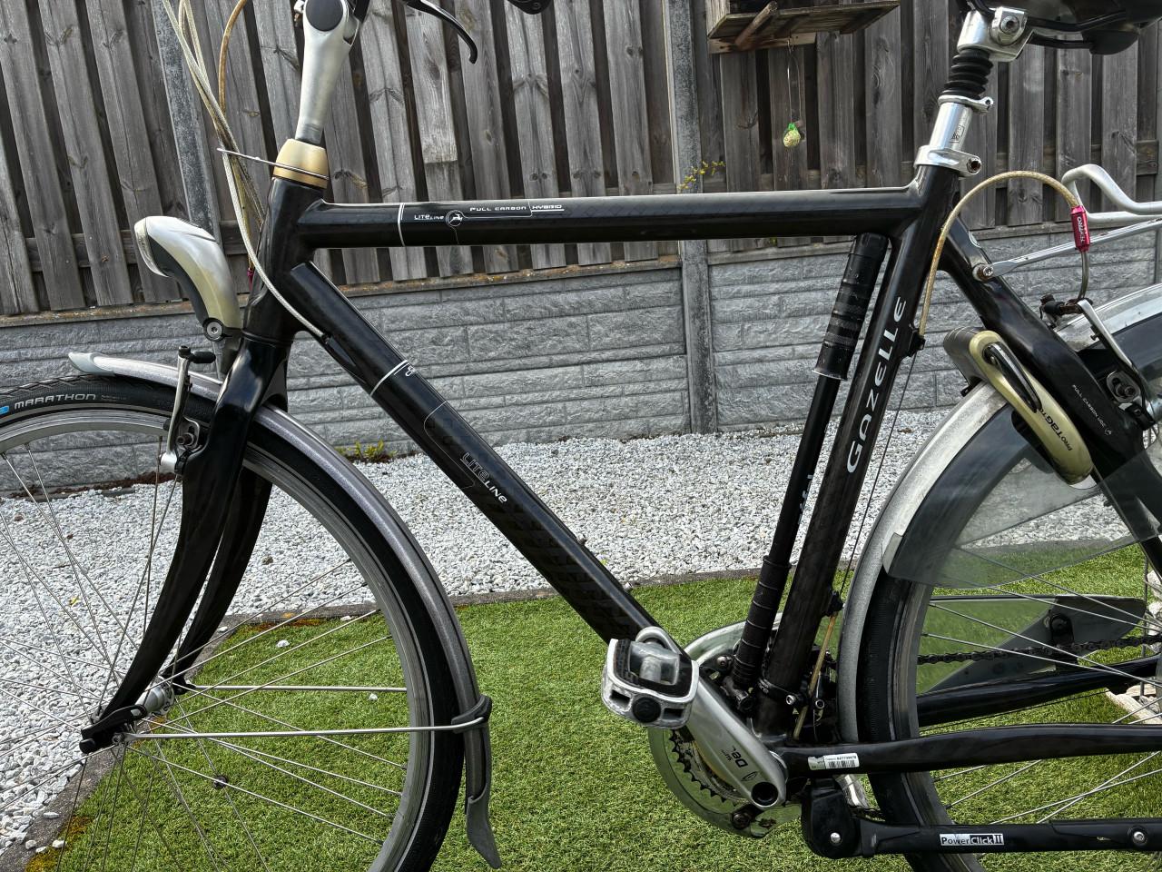 Gazelle LiteLine herenfiets - Full carbon, Shimano Deore 57