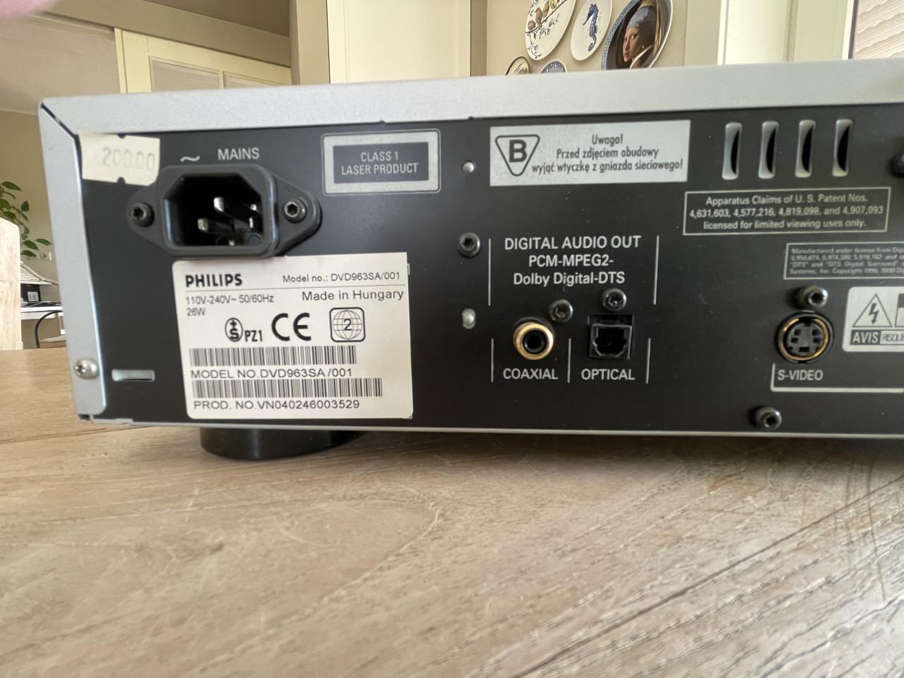 Te Koop: Philips DVD 963 SA ( SACD).