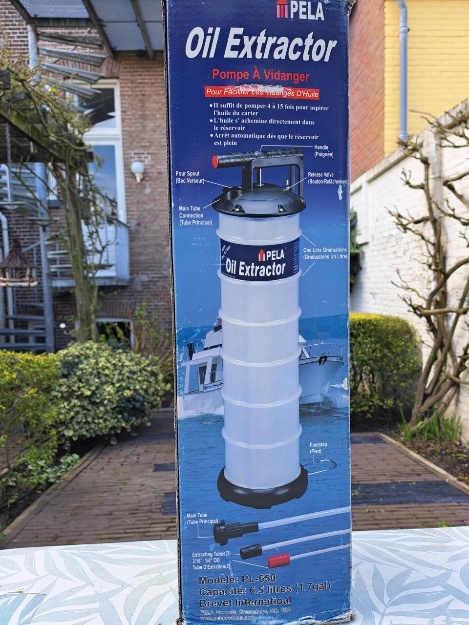 Pela Oil Extractor / Carterpomp