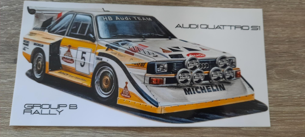 Audi quattro S1 sticker