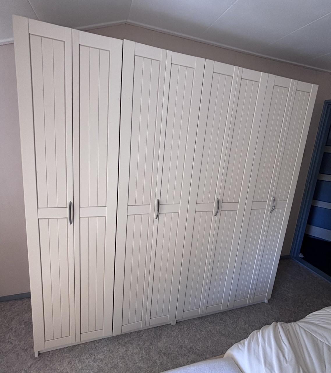 Garderobekast wit (IKEA) - opknapper