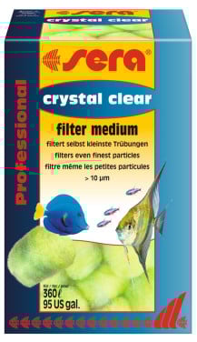 Sera crystal clear filter medium.